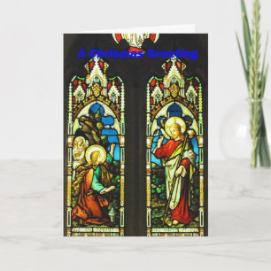 Stained Glass #4 Holiday Card