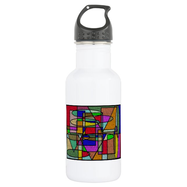 Stained Glass 532 Ml Water Bottle (Front)