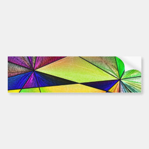 Stained Glass 5 Bumper Sticker