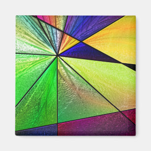Stained Glass 5 Magnet