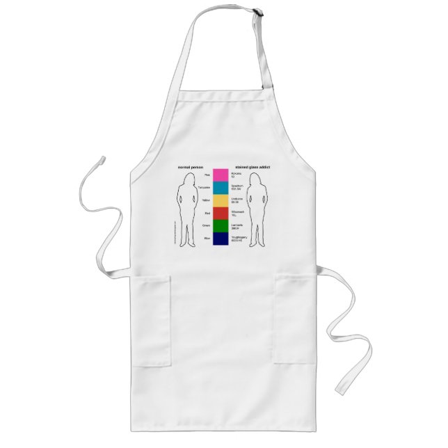 Stained Glass Addict Apron (Front)