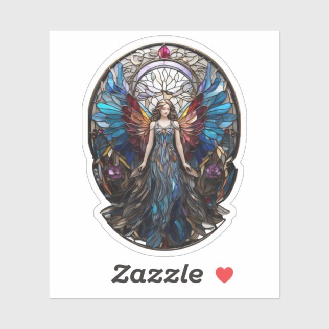 Stained Glass Angel (Sheet)