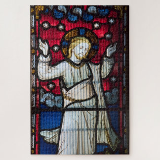 Stained Glass Angel Artwork Jigsaw Puzzle