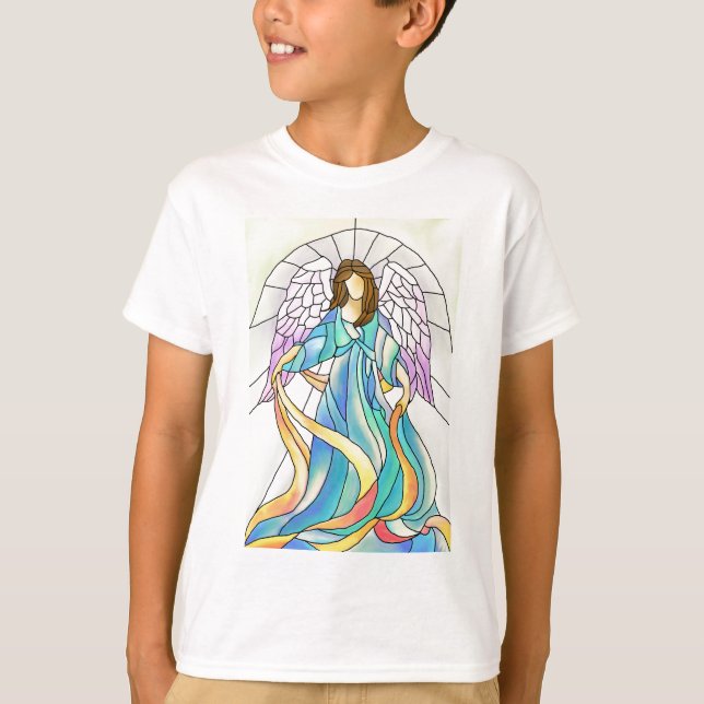 Stained Glass Angel T-Shirt (Front)