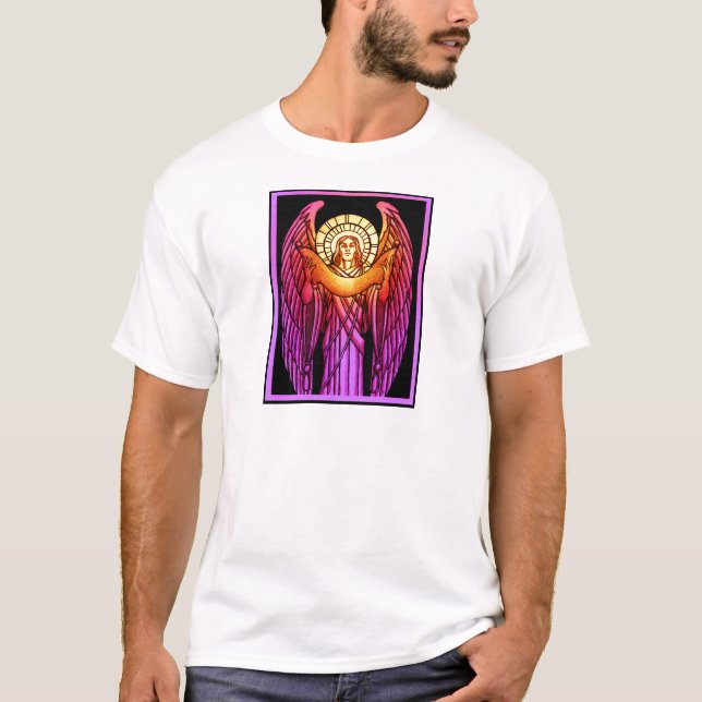 Stained Glass Angel T-Shirt (Front)