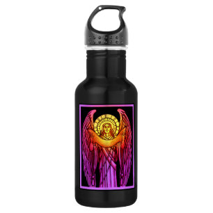 Stained Glass Angel Water Bottle