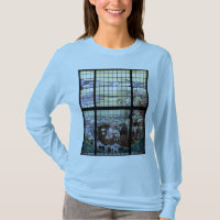 Stained Glass Art Nouveau Sea Scene