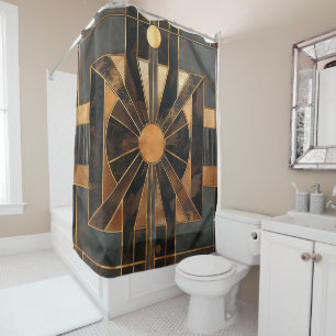 Stained Glass Art Shower Curtain