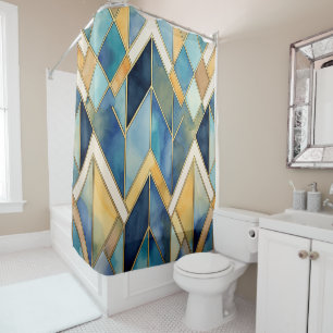 Stained Glass Art Shower Curtain