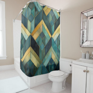 Stained Glass Art Shower Curtain