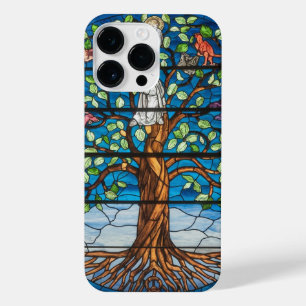 Stained Glass Art, Tree of Life Stained Glass iPhone 14 Pro Max Case