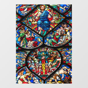 Stained Glass Art Window Cling