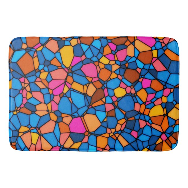 Stained Glass Bath Mat (Front)