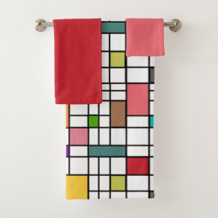Stained Glass Bath Towel Set