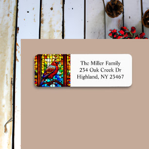 Stained Glass Bird Personalised C