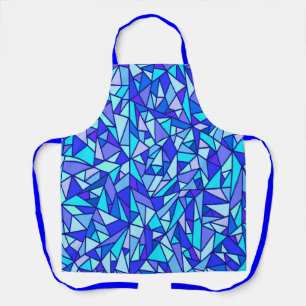 Stained Glass Blue Apron