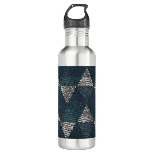 Stained Glass Blue Diamond 710 Ml Water Bottle