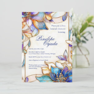 Stained Glass Bridal Shower Invitation