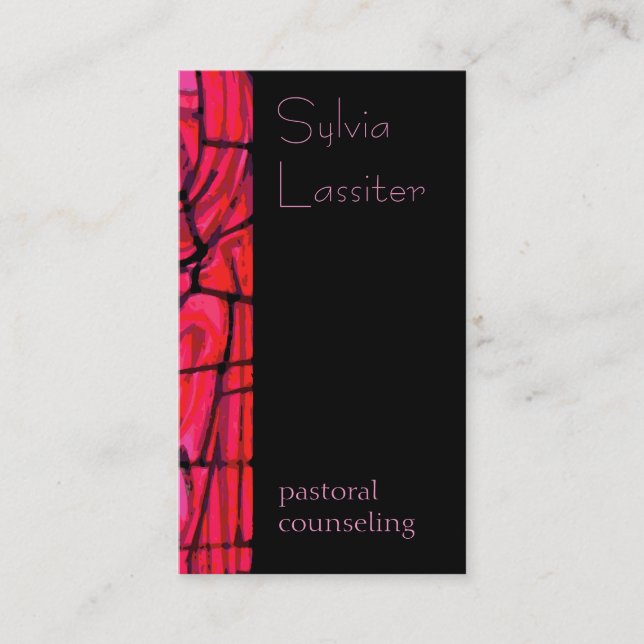 Stained Glass Business Card (Front)