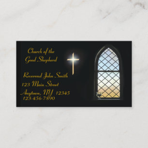 Stained Glass Business Card