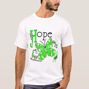 Stained Glass Butterfly Non-Hodgkins Lymphoma T-Shirt