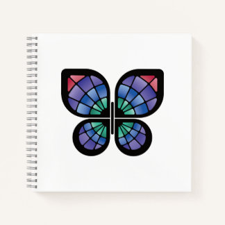 Stained Glass Butterfly Notebook
