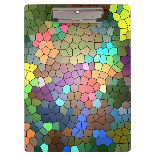 Stained Glass by Shirley Taylor Clipboard (Front)