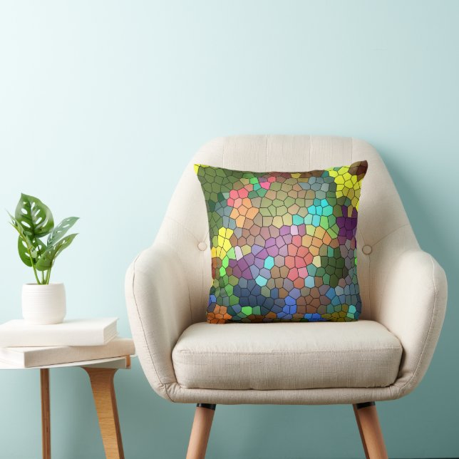 Stained Glass by Shirley Taylor Cushion (Chair)