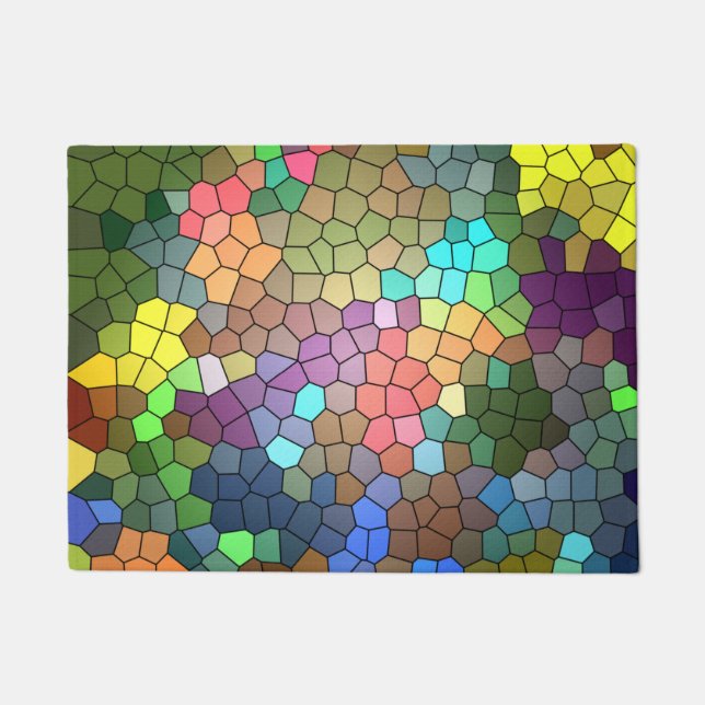 Stained Glass by Shirley Taylor Doormat (Front)