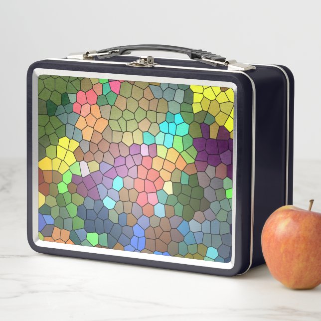 Stained Glass by Shirley Taylor Metal Lunch Box (In Situ)