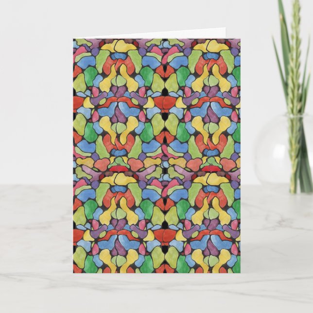 stained glass card (Front)