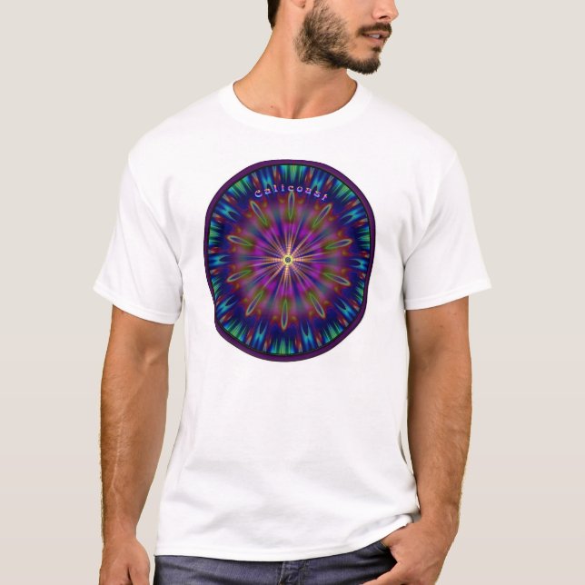 Stained Glass Centre Sun T-Shirt (Front)
