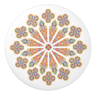 Stained Glass Ceramic Knob