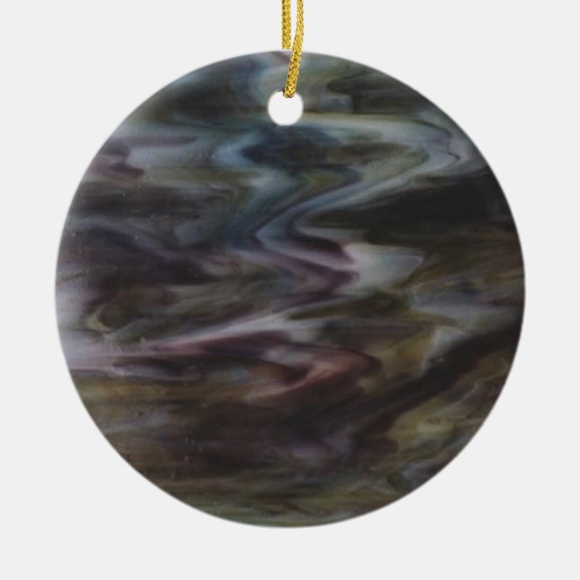 Stained Glass Ceramic Tree Decoration (Front)