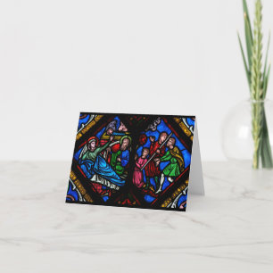 Stained Glass Christmas Card