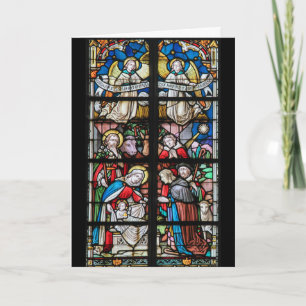 Stained Glass Christmas Card