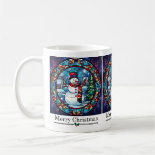 Stained Glass Christmas Mug