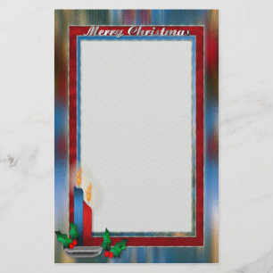 Stained Glass Christmas Stationery