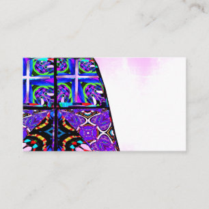 Stained Glass Church Ministry Business Cards