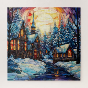 Stained Glass Church Puzzle