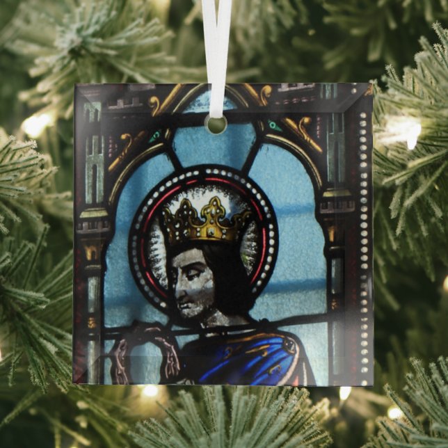 Stained glass church window  glass ornament (Insitu)