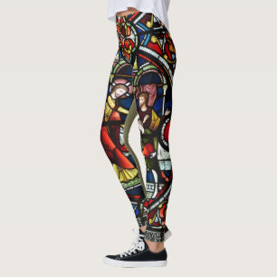 Stained Glass Church Window Leggings