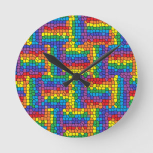 Stained Glass Clock