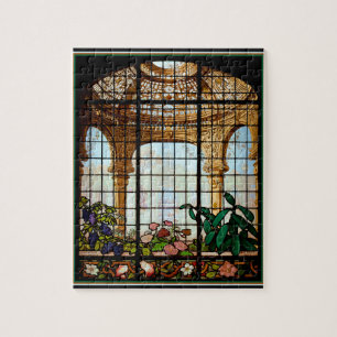 Stained Glass Conservatory Jigsaw Puzzle
