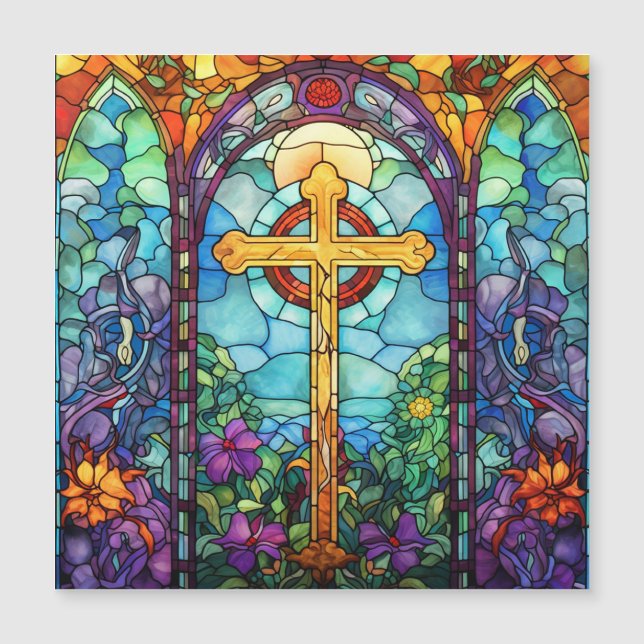 Stained Glass Cross  (Front)