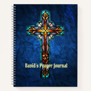 Stained Glass Cross Prayer Journal