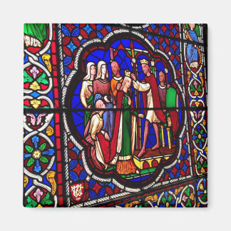 Stained Glass - Crowning of Esther Magnet