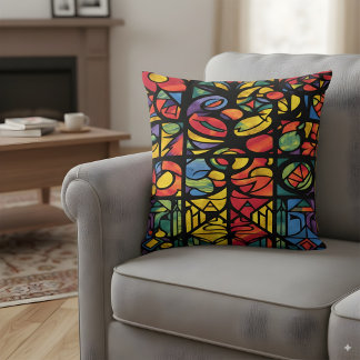 Stained Glass Cushion