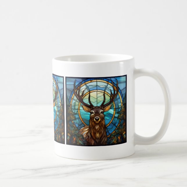 Stained Glass Deer Mug (Right)