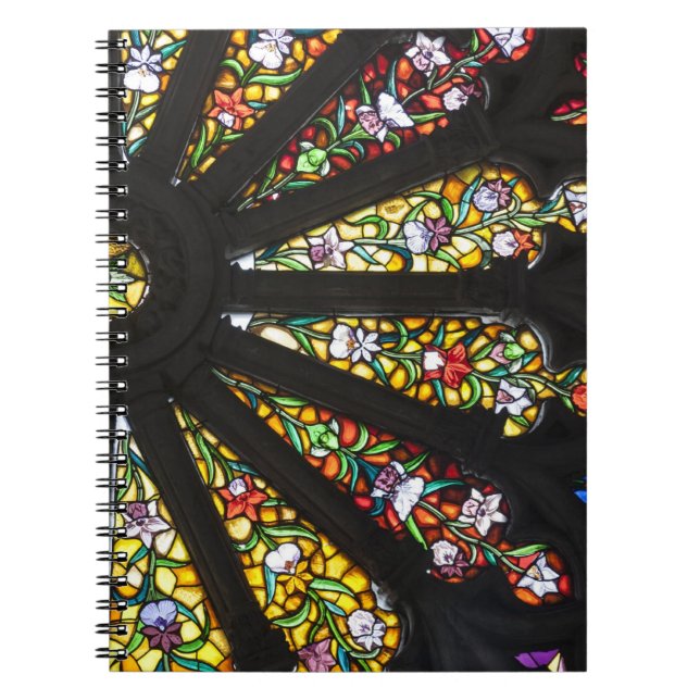 Stained Glass detail 2 Notebook (Front)